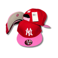 New York Yankees 9FIFTY with Pink Visor Red and Pink – Snapback Cap