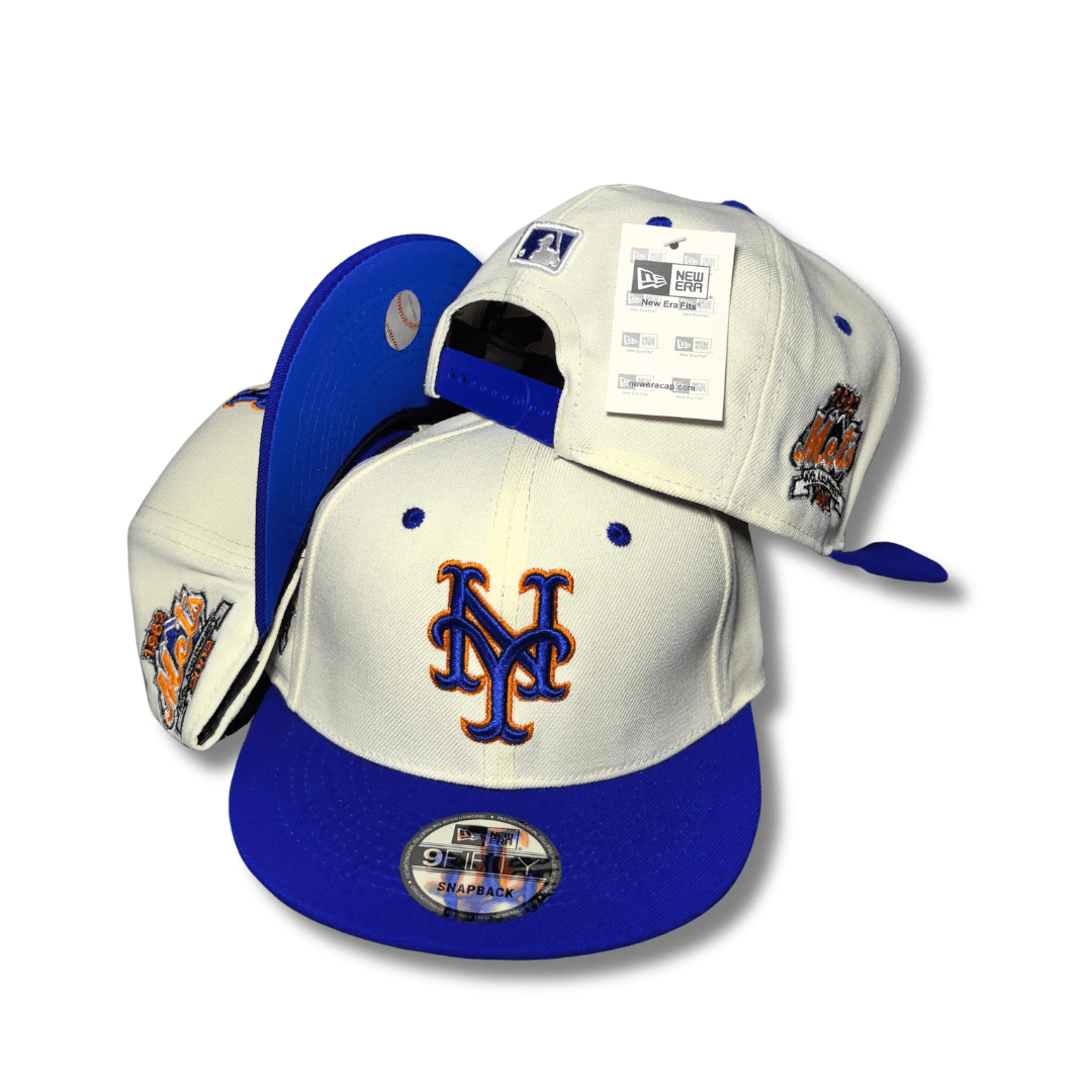 New Era Sneakertown Exclusive New York Mets Cream 9Fifty - Snapback Cap